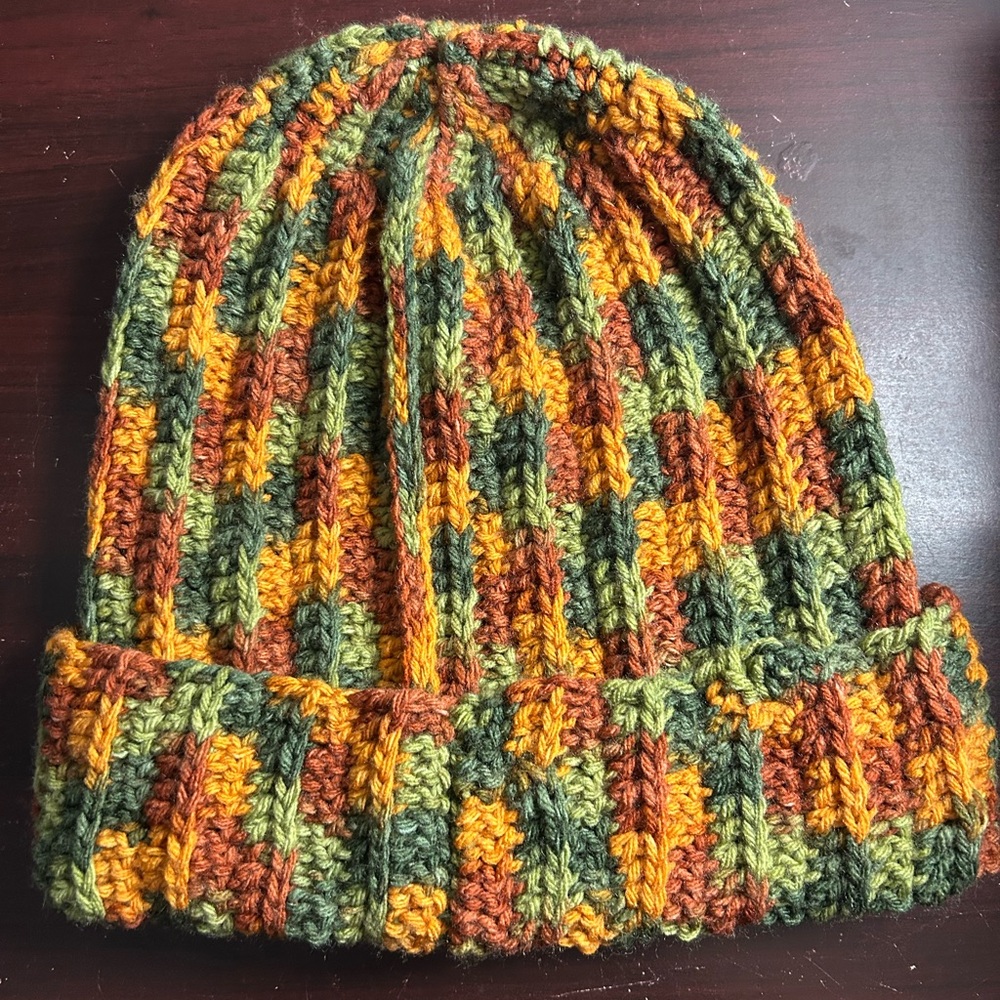 Multicolor Knit Beanie